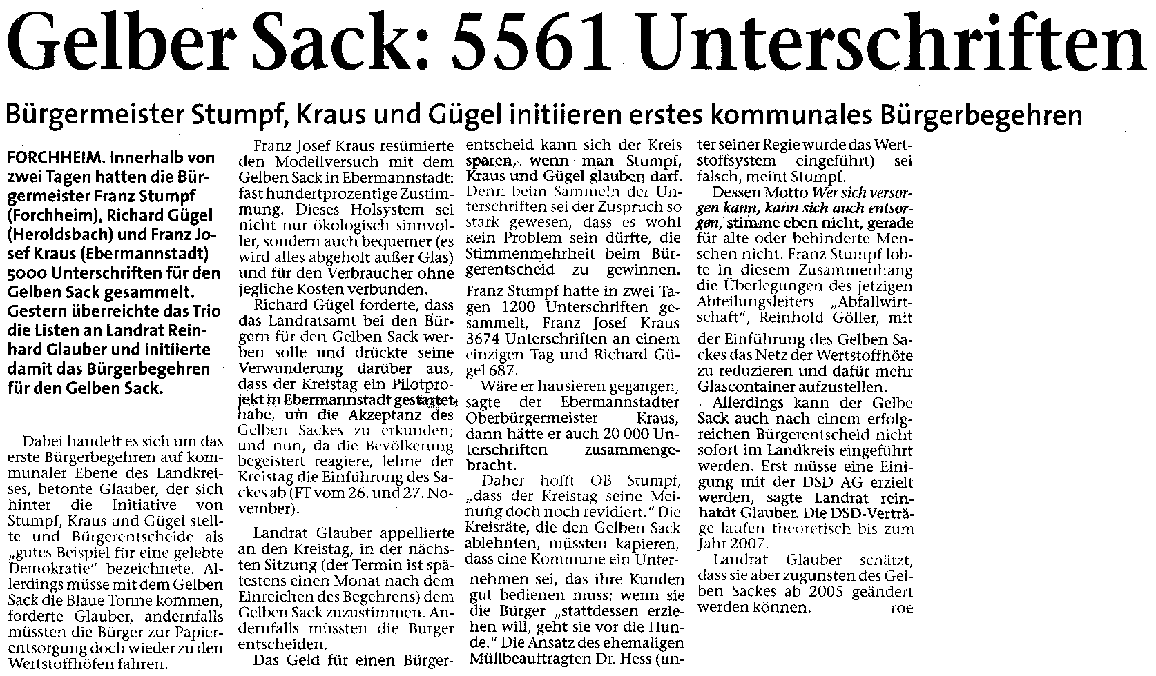 Artikel im FT vom 08.01.2003