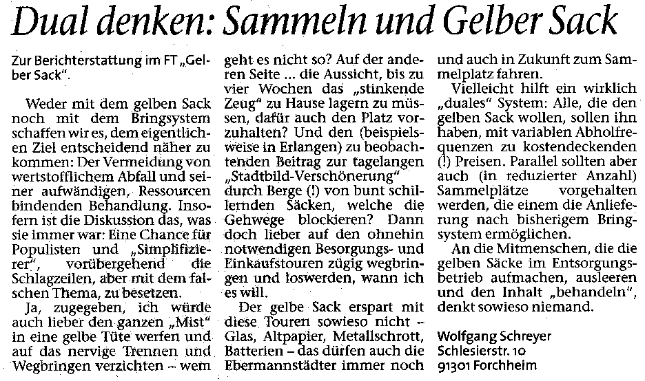 Leserbrief 1 im FT vom 21.11.2005