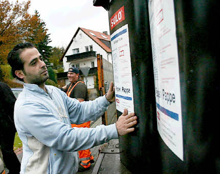 Die blaue Tonne wurde ein Erfolg